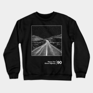 Ghost Highway - Minimalist Style Graphic Design Crewneck Sweatshirt